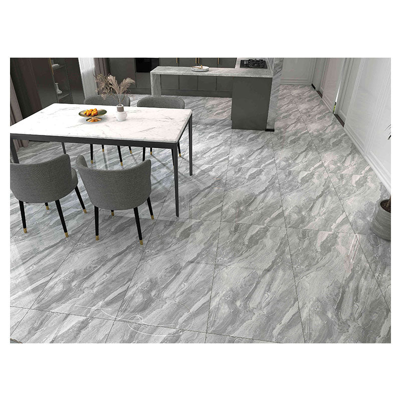 60 x 120 cm matte gray marble porcelain tile 2.16 m²