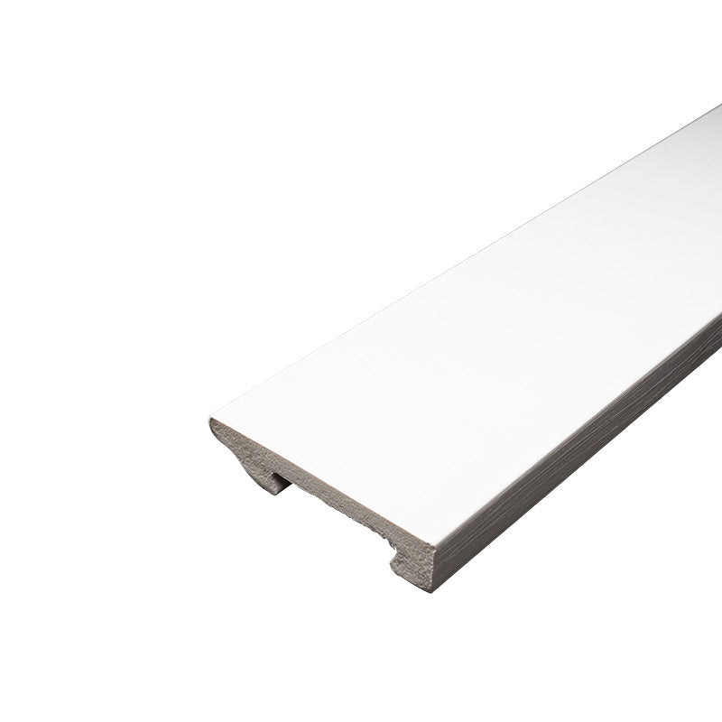 Zócalo plain blanco 7 x 250 cm