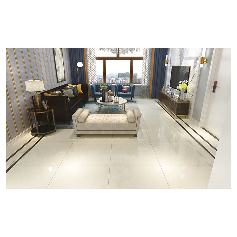 Porcelanato 60 x 60 cm beige con vetas 1,44 m²