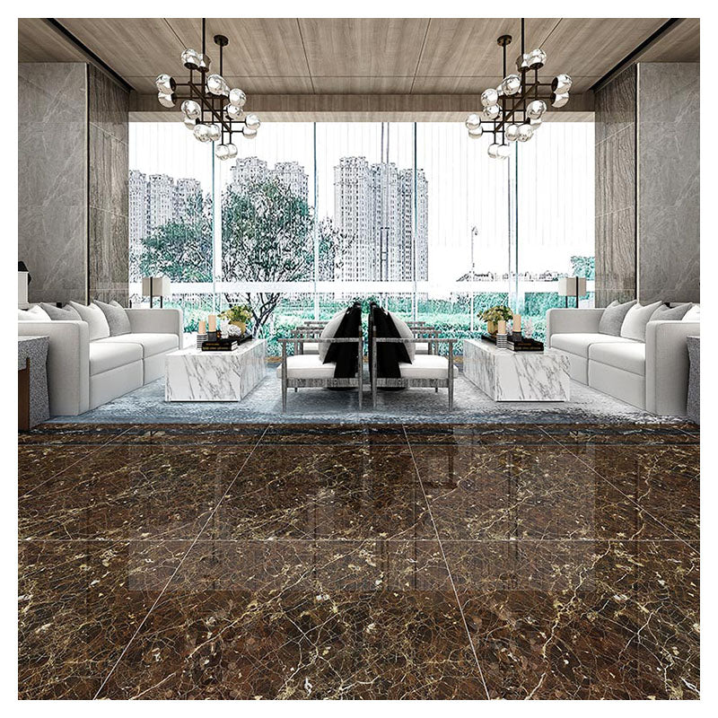 Emperador Black Porcelain Tile 60 x 60 cm 1.44 m²
