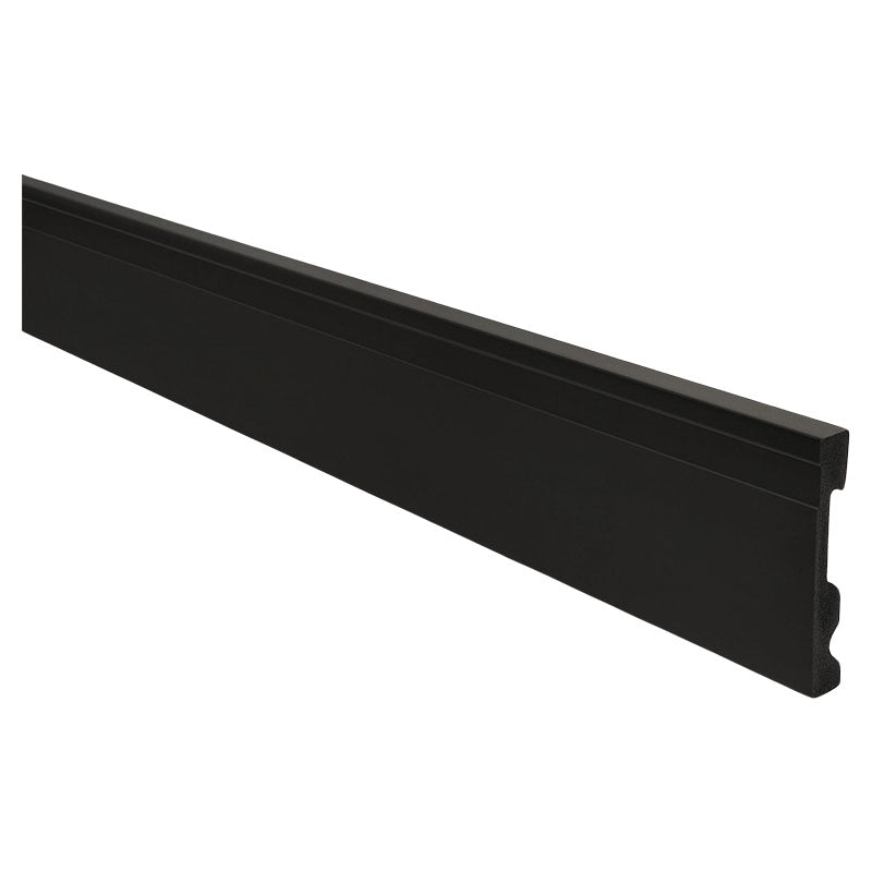 Rodapié Extra Line negro mate 10 x 250 cm