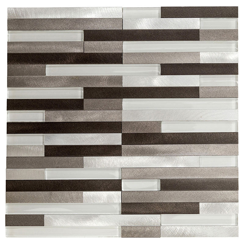 Aluminum adhesive mesh grey 30 x 30 cm