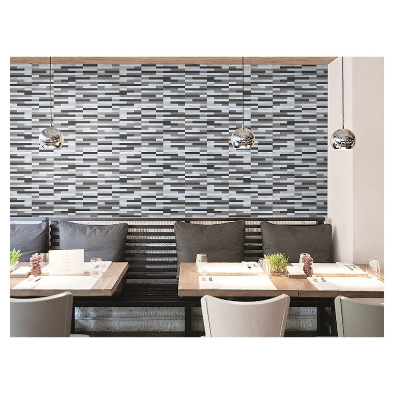 Aluminum adhesive mesh grey 30 x 30 cm