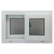 White PVC mosquito screen window 60 x 40