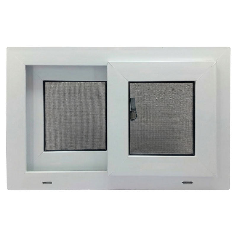 White PVC mosquito screen window 60 x 40