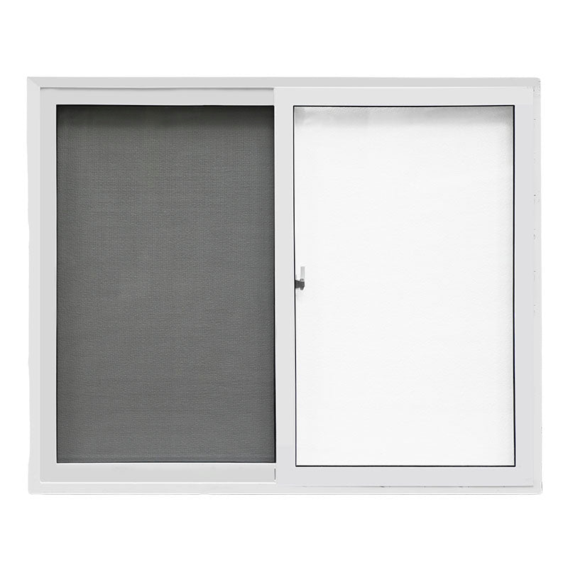 White PVC window with screen, 1.2 x 1 m in white