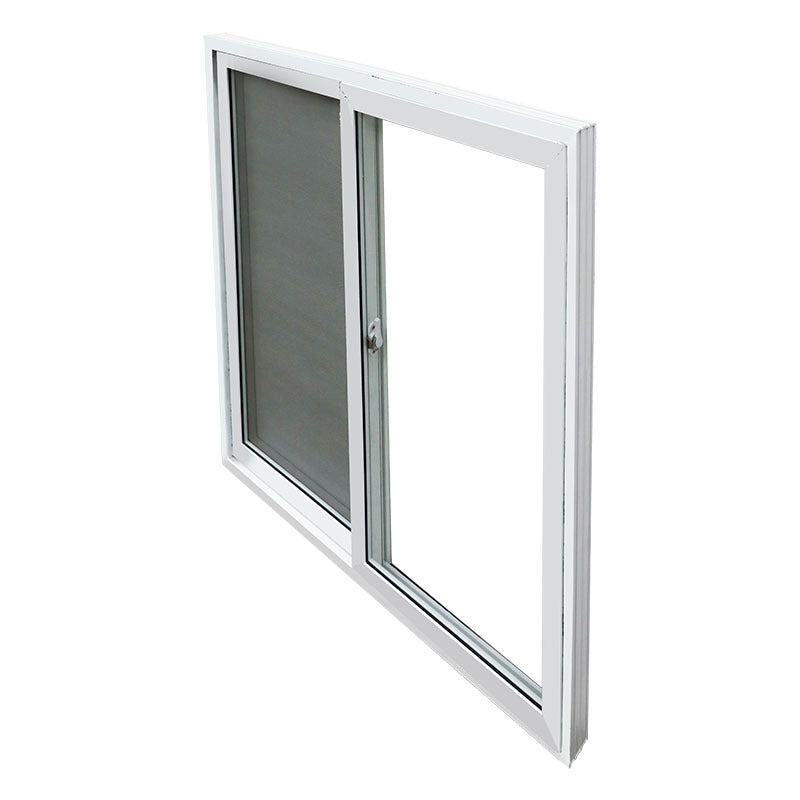 White PVC window with screen, 1.2 x 1 m in white