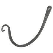 Gancho para plantas colgantes curvo 9" negro