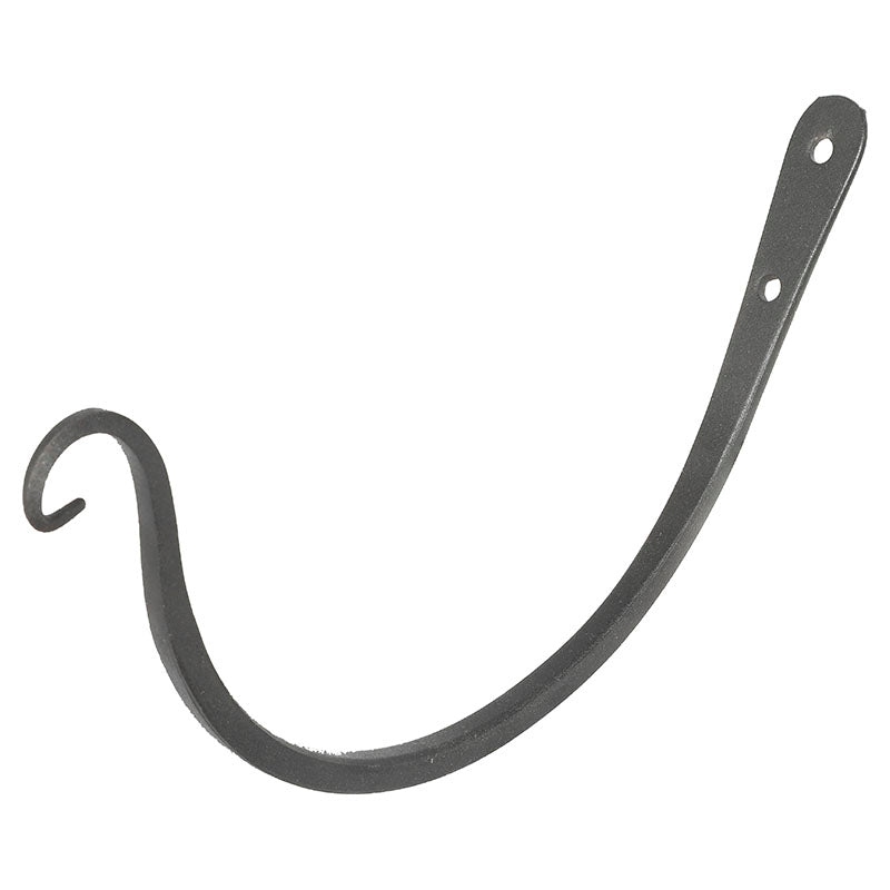 Gancho para plantas colgantes curvo 9" negro