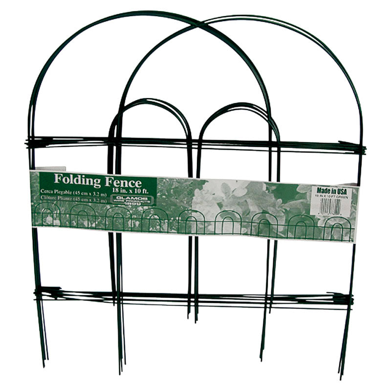 Cerca alambre plegable verde 46 x 25 cm