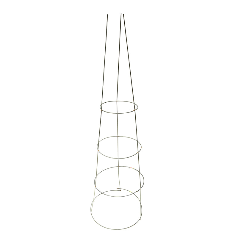 Soporte metálico para tomates 4 anillos