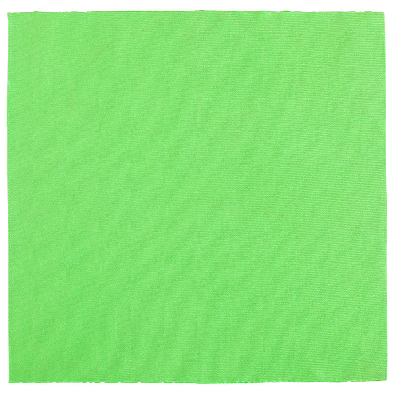 Soft microfiber multipurpose cloths roll 30 units 30 x 30 cm green