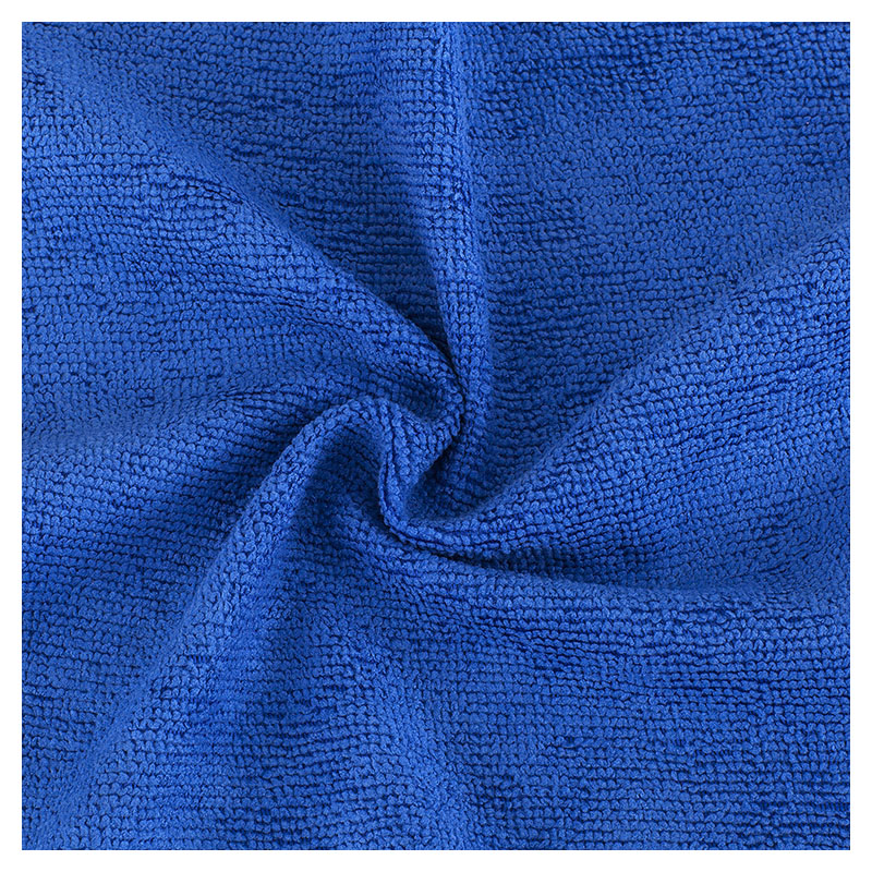 Soft microfiber multi-purpose cloths, roll of 36 units, 30 x 30 cm, blue