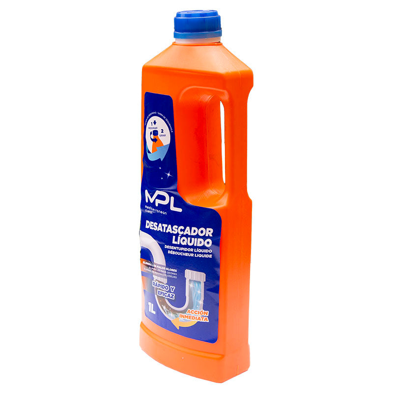 Desatorador liquido para cañerías 1 litro MPL Hogar