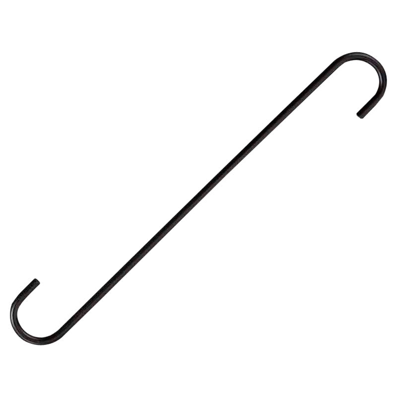 Gancho extensor para maceta acero 12" negro