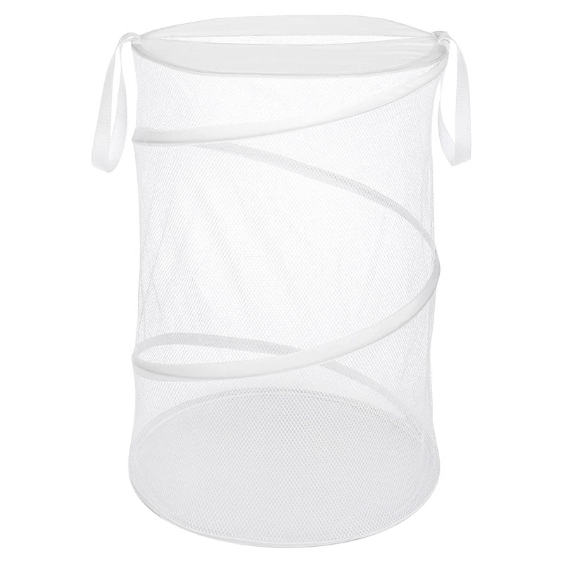 Canasta espiral para ropa blanco