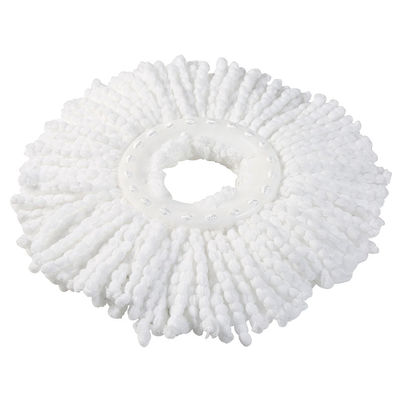 Microfiber mop head replacement for spin mop