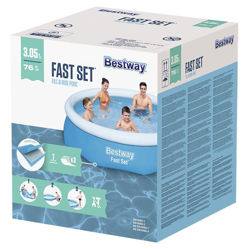 Bestway Fast Set Inflatable Pool 76 x 305 cm