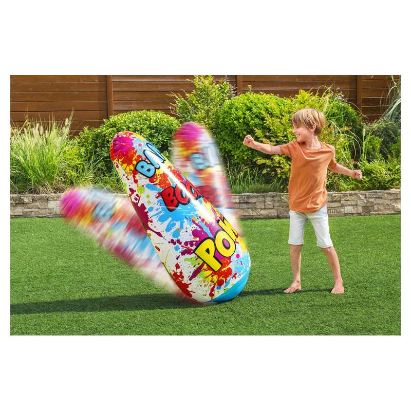 Saco de boxeo inflable para niños Bestway Comic Blast