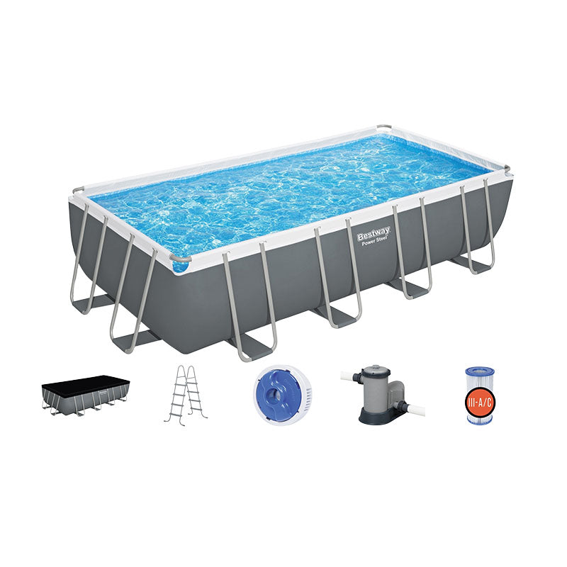 Piscina estructural Power Steel 122 x 549 x 274 cm Bestway