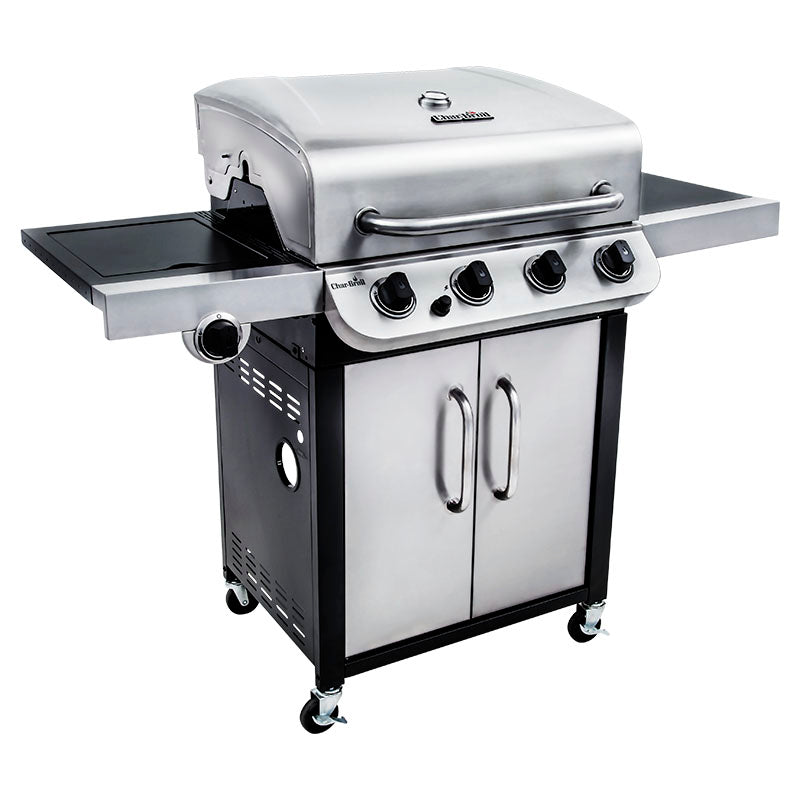 Parrilla de gas 50.000 BTU con 4 quemadores + 1 lateral