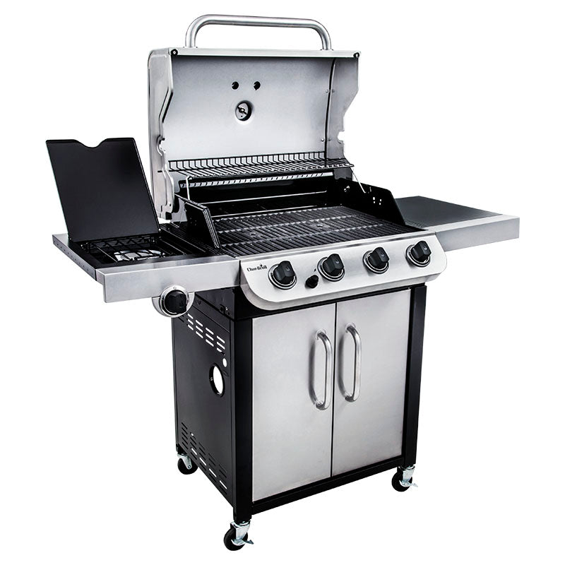Parrilla de gas 50.000 BTU con 4 quemadores + 1 lateral