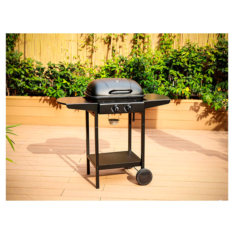 Parrilla gas 19108 BTU 2 quemadores Basic Living