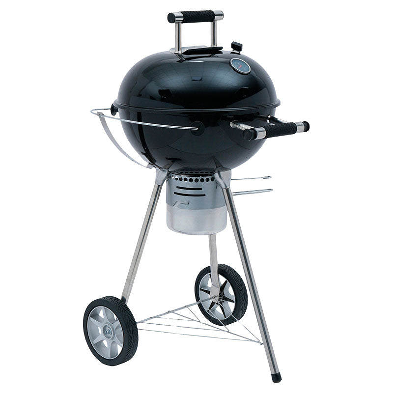 Parrilla de carbón redonda esmaltado brillante 58 x 47 x 100 cm