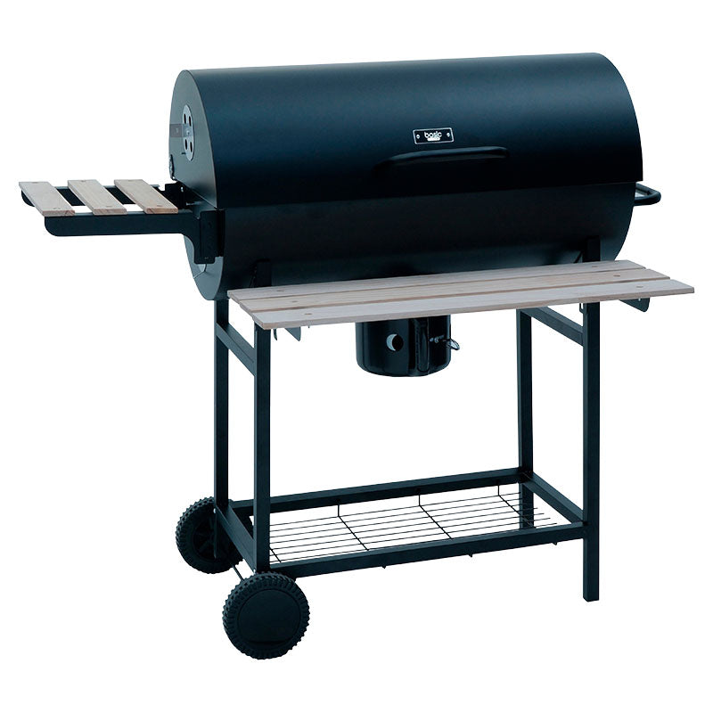 Parrilla de carbón estilo barril 110 x 70 x 102 cm