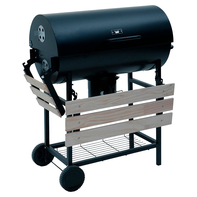 Barrel charcoal grill 110 x 70 x 102 cm