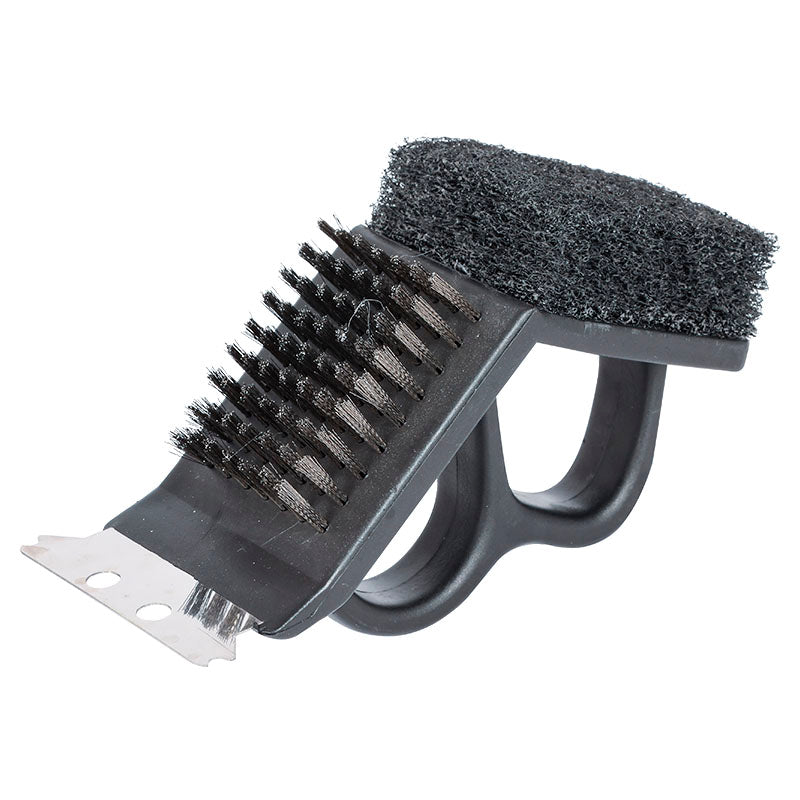 Basic Living 3-in-1 Plastic Grill Brush