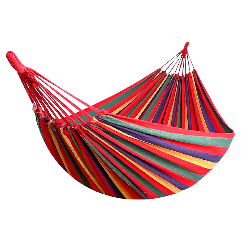 Hamaca algodón 200 x 150 cm multicolor