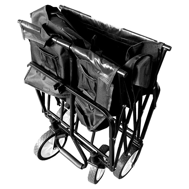 Carro plegable de acero con tela 104 x 52 x 117 cm