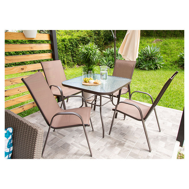 Texline chocolate chair 68 x 54 x 93 cm