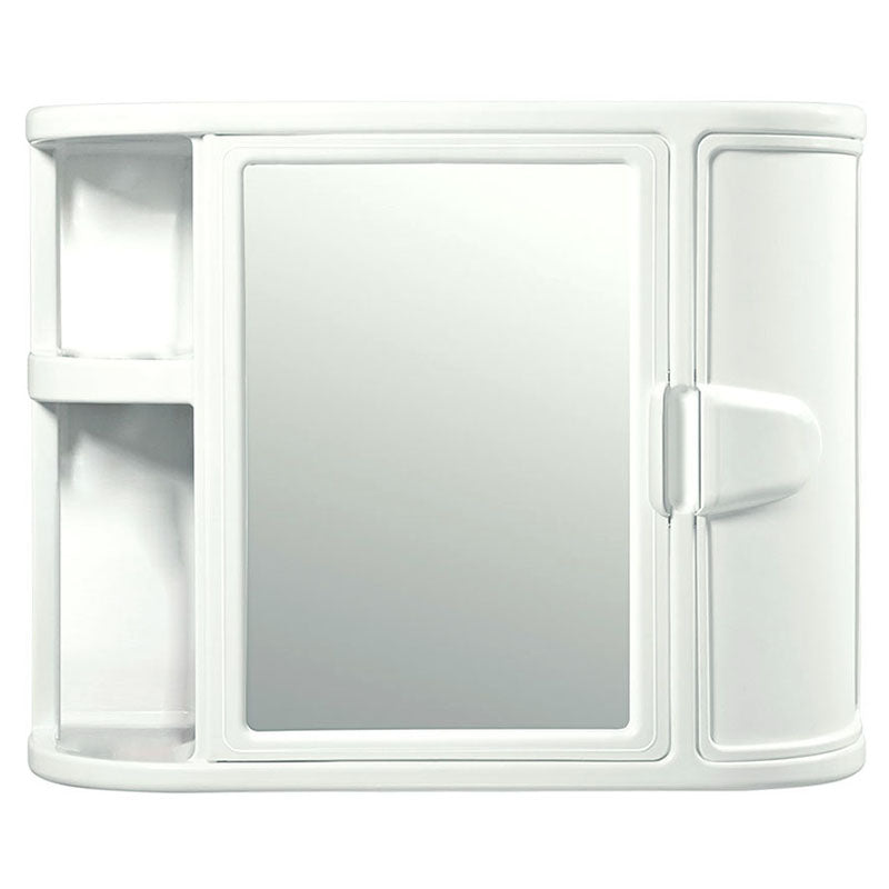 Gabinete para baño plástico blanco con espejo