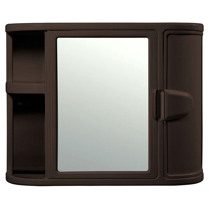 Gabinete para baño plástico café con espejo