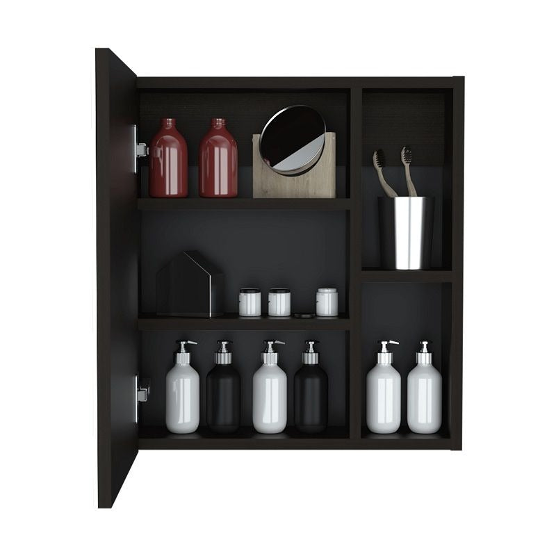 Gabinete para baño melamina wengué 50 x 45 x 12 cm