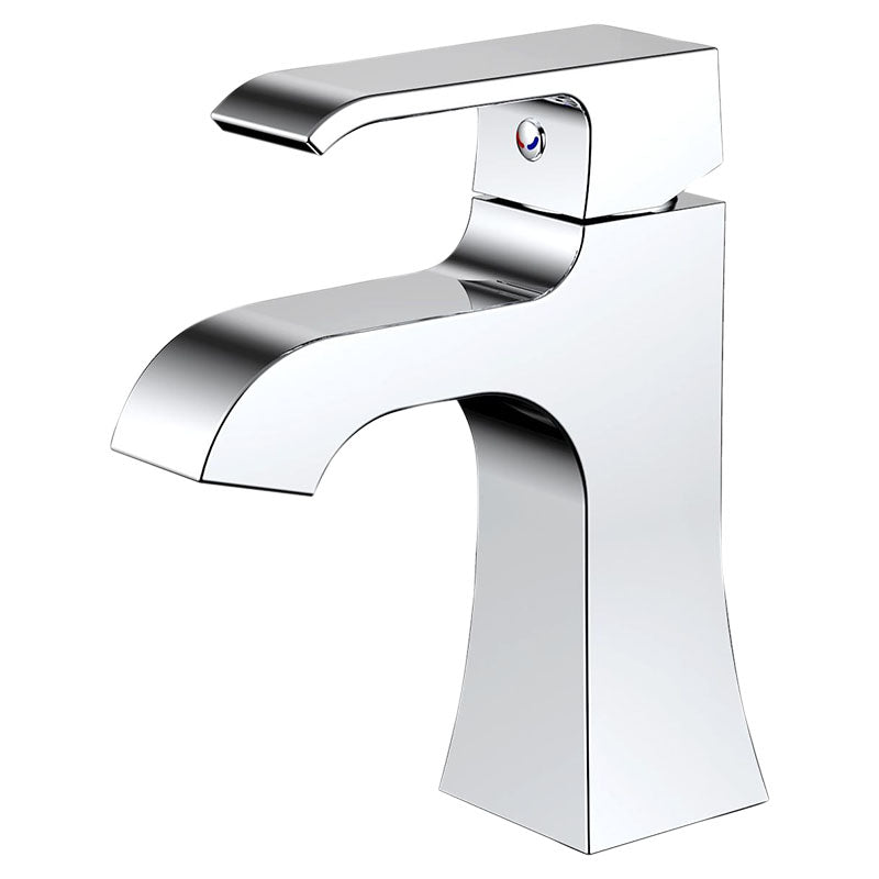 Bacci Polished Chrome Low-Neck Single-Handle Lavatory Faucet