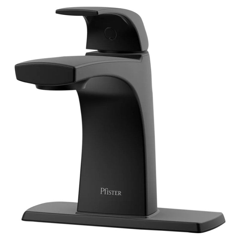 Barci Low-Neck Matte Black Single-Lever Basin Faucet