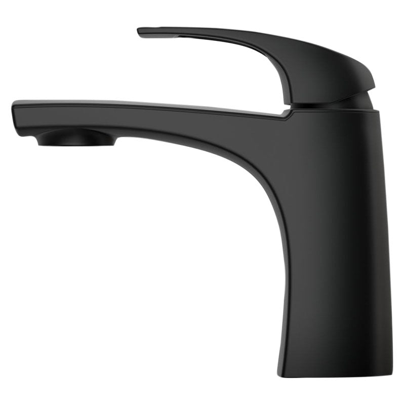 Barci Low-Neck Matte Black Single-Lever Basin Faucet
