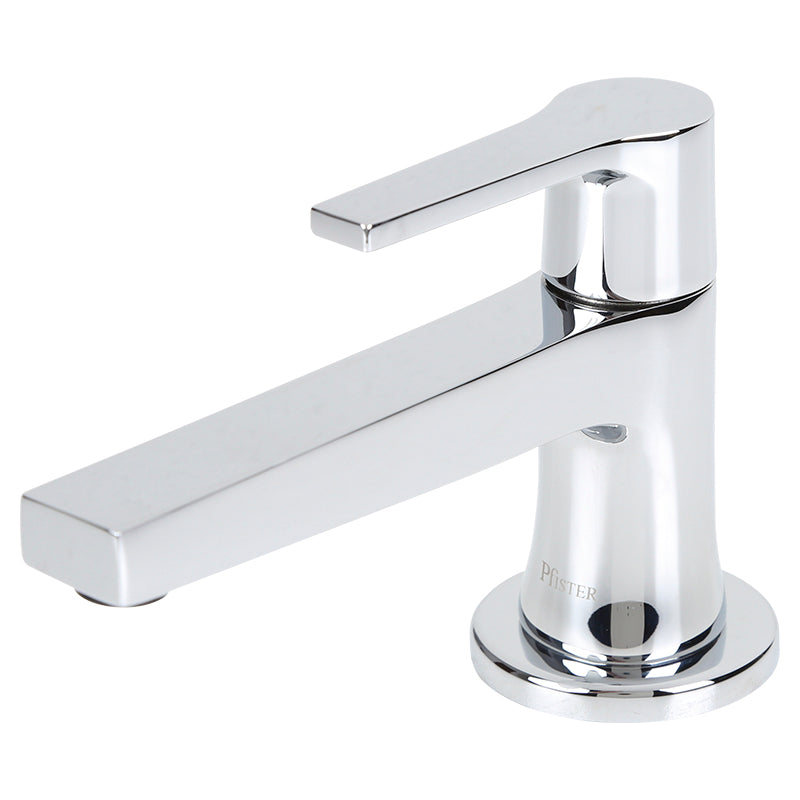Grifo lavamanos cuello bajo Lainz cromo pulido monomando tipo palanca