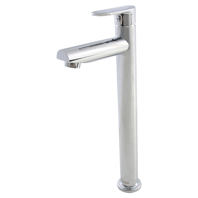 High-neck lavatory faucet Maia polished chrome single-lever