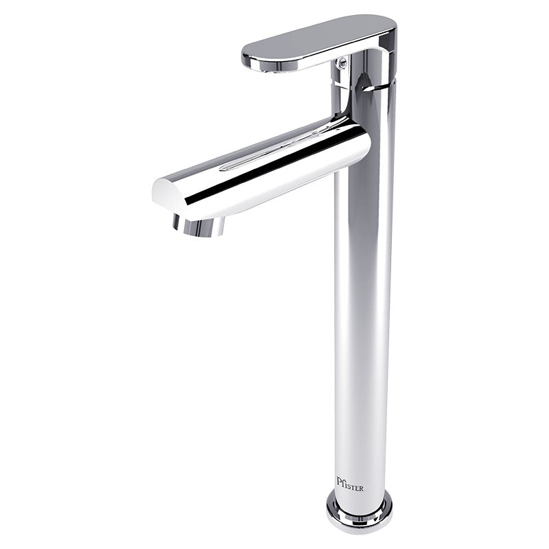High-neck lavatory faucet Maia polished chrome single-lever