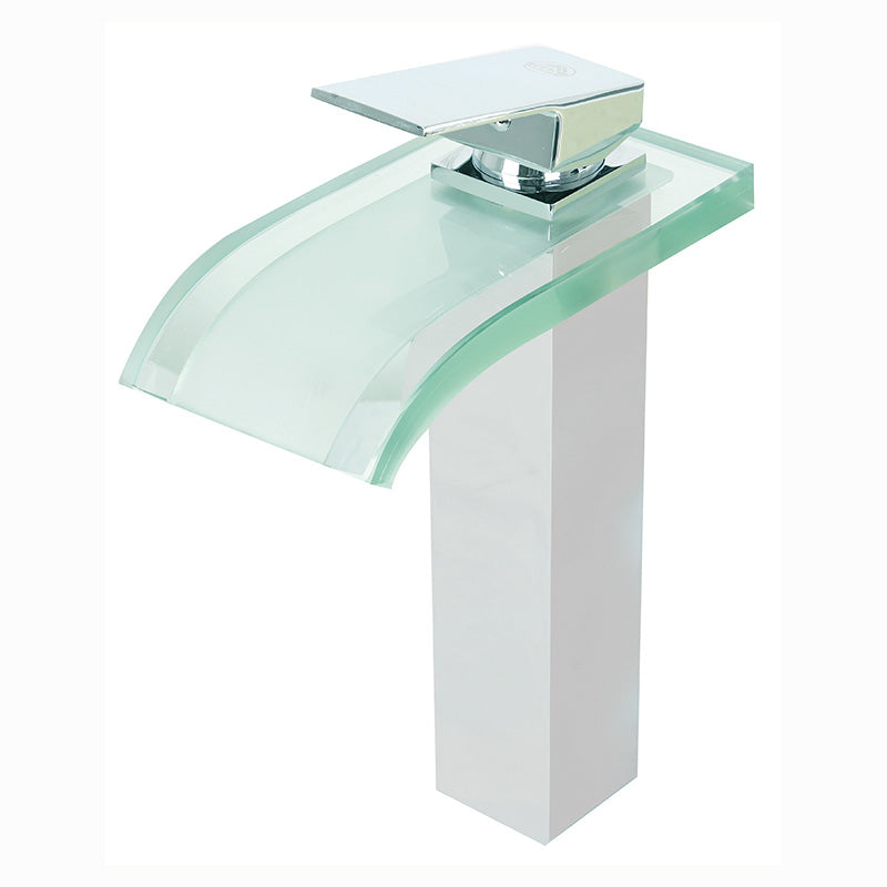 Grifo para lavamanos monomando cuello alto Premium