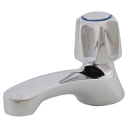 Low-neck basin faucet Verv polished chrome single-lever