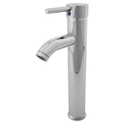 Grifo lavamanos monomando Aqua Nuova cuello alto palanca cromado