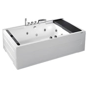 Bañera hidromasaje rectangular 8 jets 1 HP Aqua Nuova