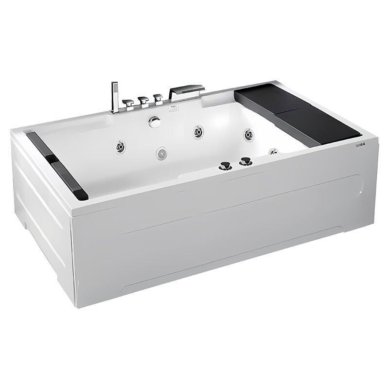 Bañera hidromasaje rectangular 8 jets 1 HP Aqua Nuova