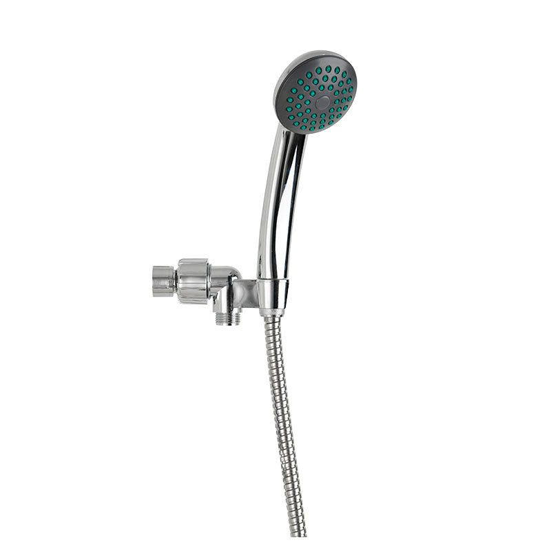 Ducha tipo teléfono cabeza redonda acero inoxidable cromada Aqua Nuova