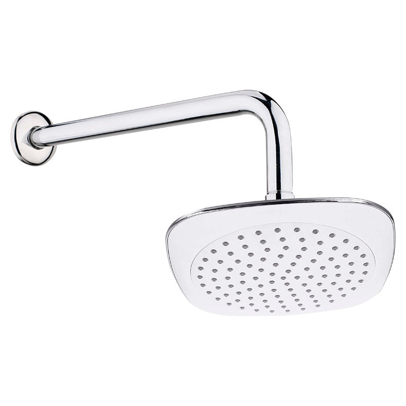 Ducha cuadrada con barra de conexión abs 30 x 15 x 10 cm
